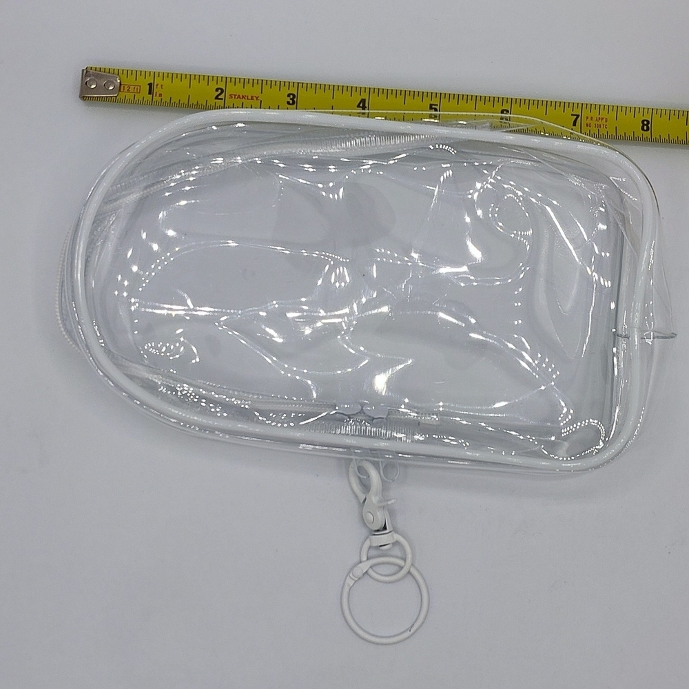 Clear Figure Display/Storage Bag W/Keychain For Labubu - Picture 2 of 3